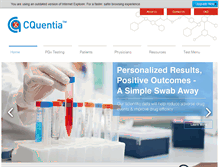 Tablet Screenshot of cquentia.com